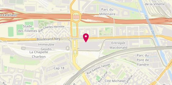 Plan de Decathlon, 203 Boulevard Macdonald, 75019 Paris