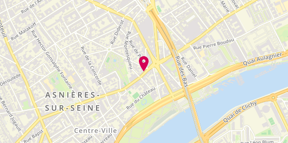 Plan de New contact, 45 Rue Pierre Brossolette, 92600 Asnières-sur-Seine