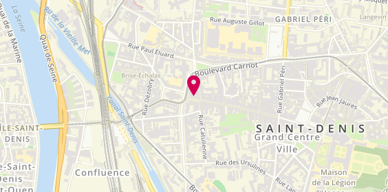 Plan de Sana Sports, 86 Rue de la République, 93200 Saint-Denis
