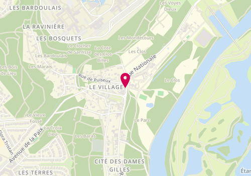 Plan de ECOLOCOMOTION Cergy-Pontoise, 8 Rue Nationale, 95490 Vauréal