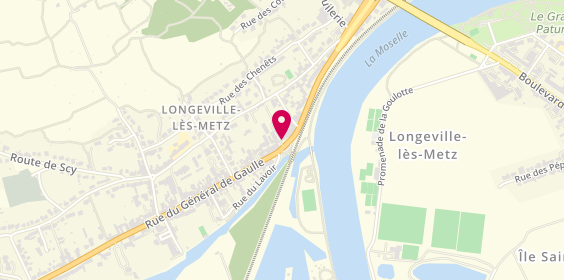 Plan de Station Motonautique de la Moselle, 52 Rue du Général de Gaulle, 57050 Longeville-lès-Metz
