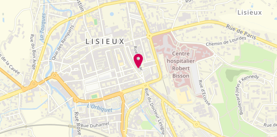 Plan de Cycles F. Billette, 20 Rue au Char, 14100 Lisieux