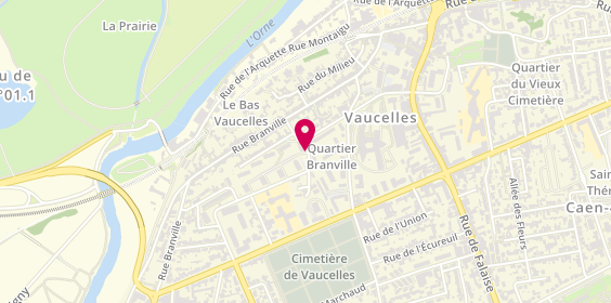 Plan de D'bloquer, 30 Rue des Carrières de Vaucelles, 14000 Caen