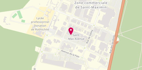 Plan de Nike, Centre Commercial Saint Max Avenue
201 Rue des Girondins, 60740 Saint-Maximin