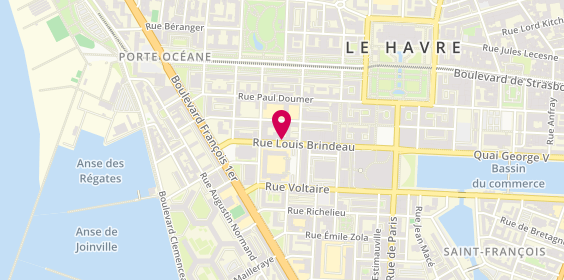 Plan de Tennis Mania, 41 Rue Louis Brindeau, 76600 Le Havre