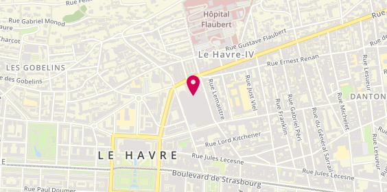 Plan de Courir, 22 Rue Casimir Périer, 76600 Le Havre