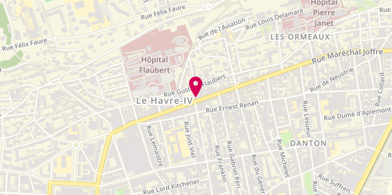 Plan de Lh Foot, 91 avenue René Coty, 76600 Le Havre