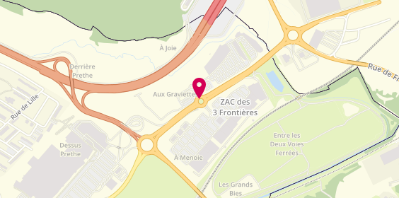 Plan de Foot Locker, Local 407 Centre Auchan 1 Europe, 54350 Mont-Saint-Martin
