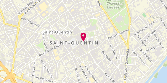 Plan de S2 Sneakers Specialist, 16 Rue des Toiles, 02100 Saint-Quentin