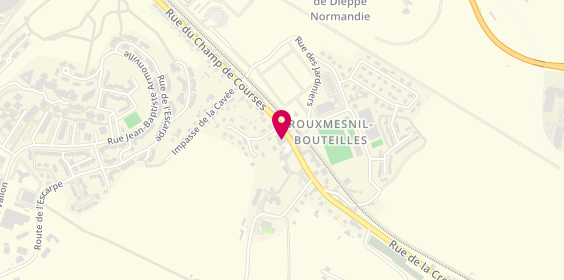 Plan de Cycles Herve Gourgand, 17 Rue du Champ de Courses, 76370 Rouxmesnil-Bouteilles