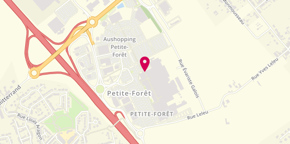 Plan de Jd Sports, Centre Commercial Auchan
Rue Yves Leleu, 59494 Petite-Forêt