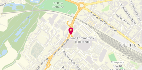 Plan de Courir, Centre Commercial la Rotonde, 62400 Béthune