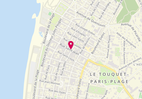 Plan de Lacoste, 51 Rue Saint-Jean, 62520 Le Touquet-Paris-Plage
