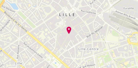 Plan de Decathlon City, 31 Rue de Béthune, 59000 Lille