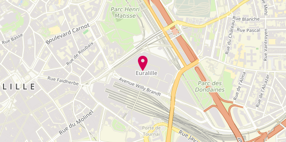 Plan de Courir, 65 Centre Commercial Euralille, 59777 Lille