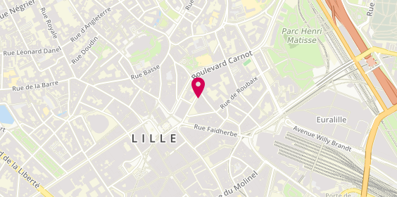 Plan de Cyclable, 11-13 Rue des Arts, 59000 Lille
