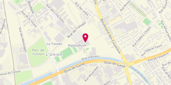 Plan de Kipsta, Kipstadium
70 Rue de l'Union, 59200 Tourcoing