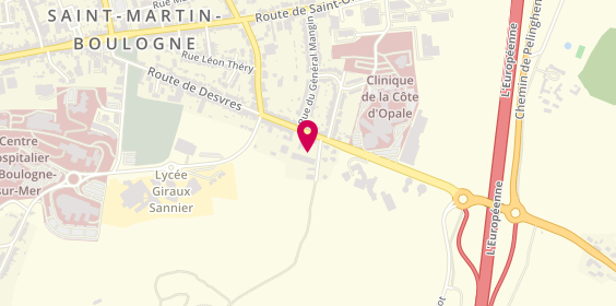 Plan de Opale Sports Equipements, 2 Villebois, 62280 Saint-Martin-Boulogne